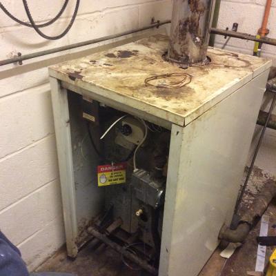 Typical Old Commercial Water Heater And Boiler1